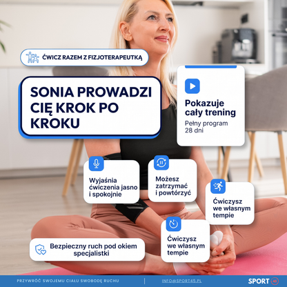 28-dniowe Wyzwanie Ruchowe z Fizjoterapeutką Sonią Bałwas | 7 września