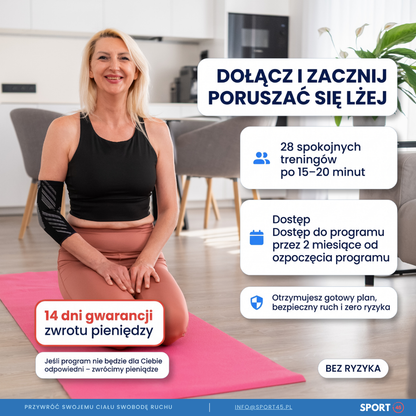 28-dniowe Wyzwanie Ruchowe z Fizjoterapeutką Sonią Bałwas | 7 września