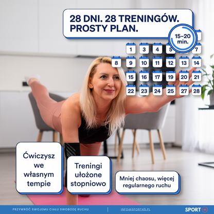 28-dniowe Wyzwanie Ruchowe z Fizjoterapeutką Sonią Bałwas | 7 września