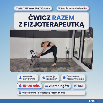 28-dniowe Wyzwanie Ruchowe z Fizjoterapeutką Sonią Bałwas | 7 września